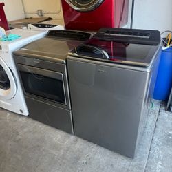 Used Whirlpool Washer and Gas Dryer Top Load Big Capacity 