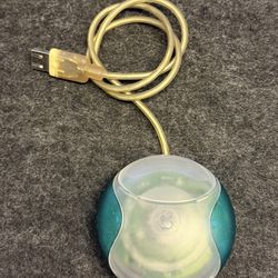 Apple USB Hockeypuck Mouse Clear M4848 Blueberry