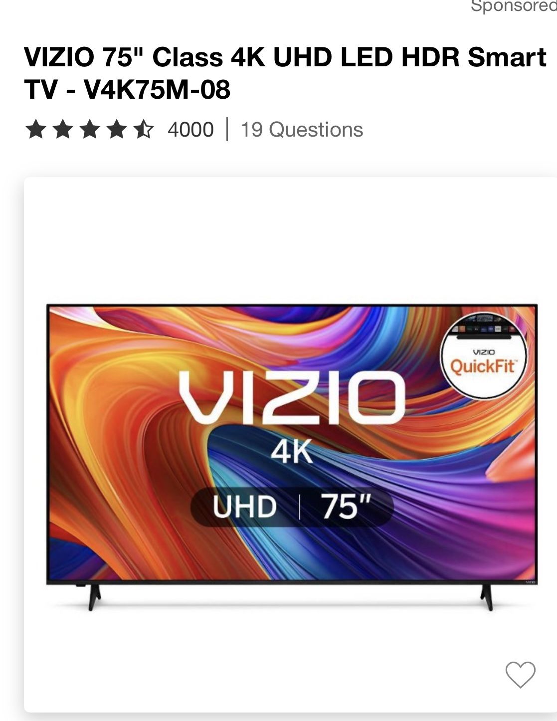 75 In Tv