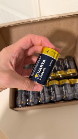Varta Longlife D Batteries (24 Pack), Alkaline D Battery