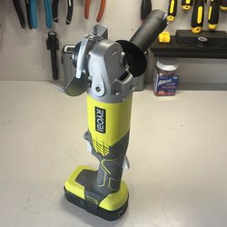 Ryobi cordless angle grinder