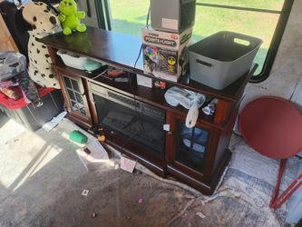 Fireplace heater entertainment center