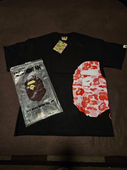 BAPE black camo tee