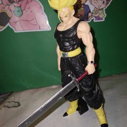 Dragon Ball Z Trunks Figure Sword Detachable 6" Pick Up By 89122