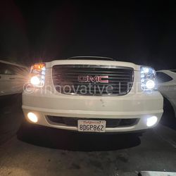 White 9005 HB3 LED Bulbs Headlight Conversion Kit High Beam Bright