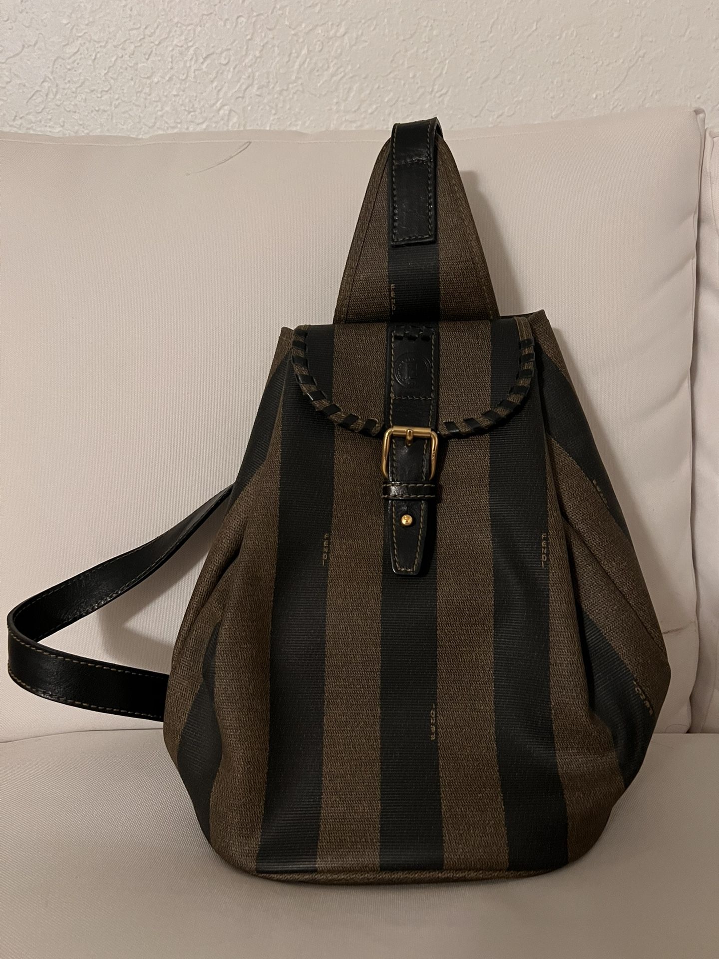 authentic FENDI front facing backpack