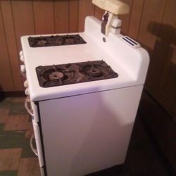 A 1950s Enterprise Antique Stove and Oven 