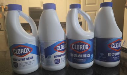 Clorox Bleach Bottles (40–43 fl oz) – New & Unopened