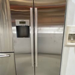 Bosch Stainless Steel Side By Side Refrigerator