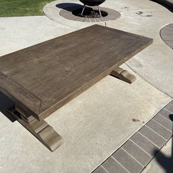 Living Spaces Rustic Farmhouse Coffee Table