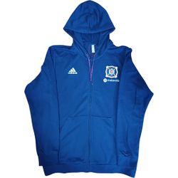 Chicago Fire FC Adidas MLS  Warmup Track Full Zip Jacket Mens Size XL & XXL