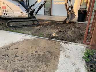 Excavator work