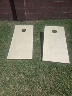 Corn hole boards 2x4 no bags