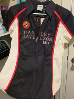 Harley-Davidson Women's Zip-Up Shirt Size Small