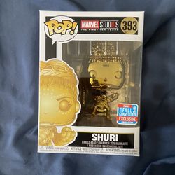 Gold Chrome Funko Pop. Shuri