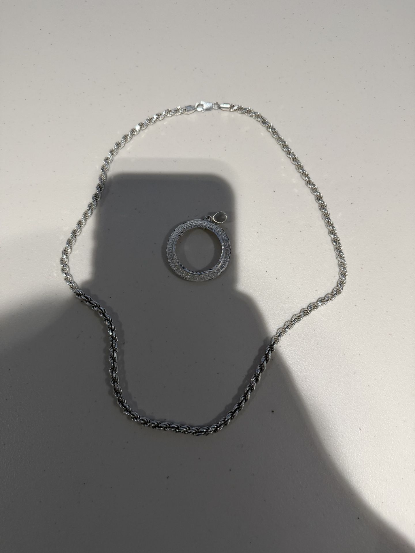 Sliver Rope Chain 26 Inch