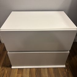White drawers