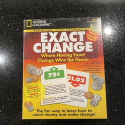 National Geographic EXACT CHANGE Educational Fun Game by RoseArt NEW