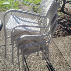 Metal Wicker Chairs
