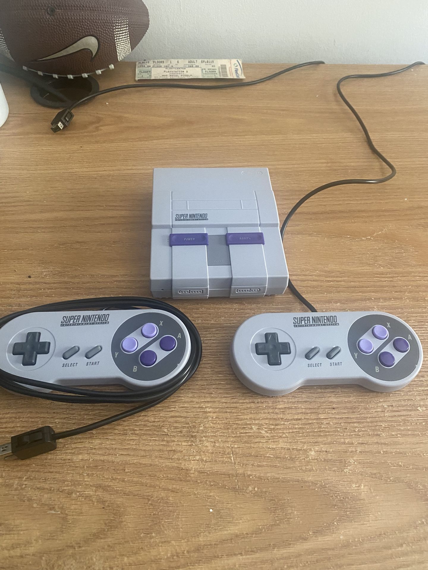 Super Nintendo Mini With 21 Built In Classic Games And 2 Controllers