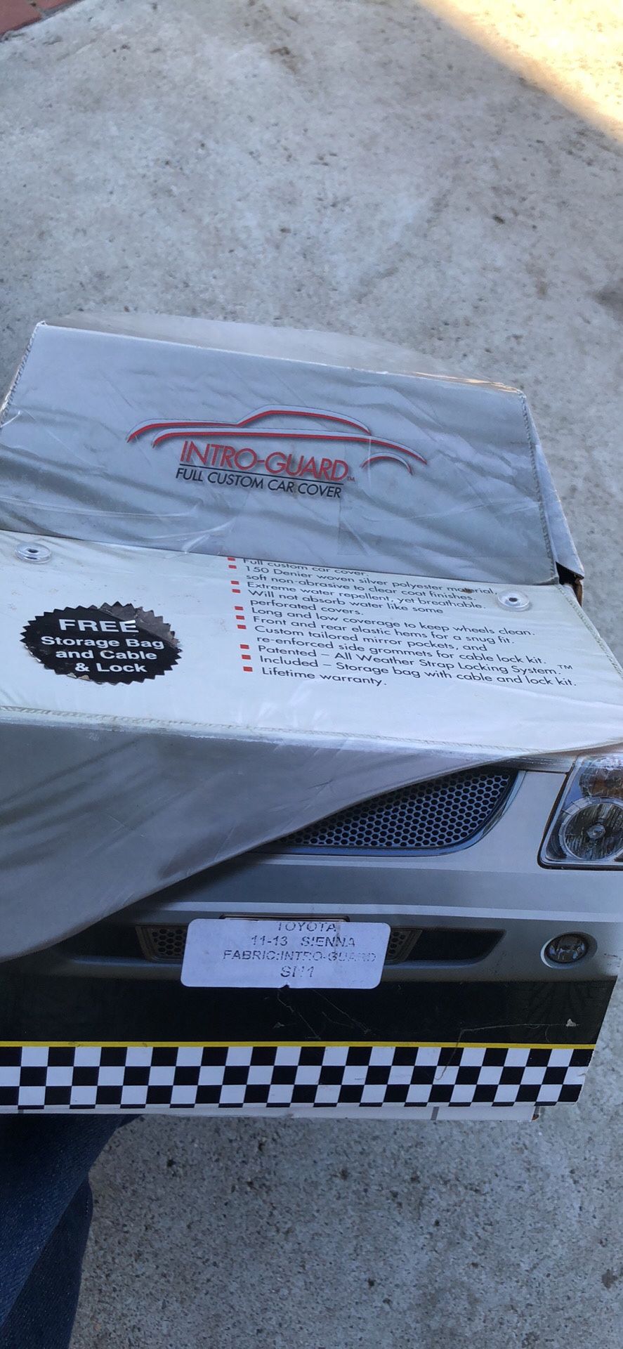 2011-13 Sienna Intro-guard Full Custom Cover