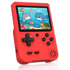 Handheld Games for Kids, Preloaded 500 Classic Video Games, Portable Arcade Handheld Game Console with 3'' IPS Screen and Rechargeable Battery, Mini r