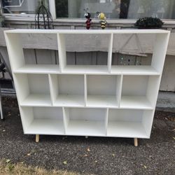 White Bookshelf 