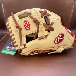 LEFT HAND THROW New w/tags 11.5” Rawlings Gold Glove Elite GGE1151CPT LHT Youth Size