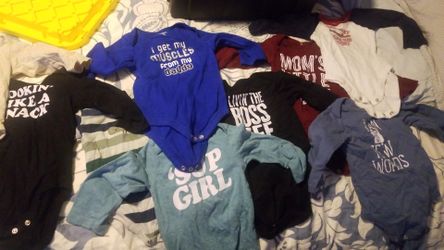 9 long sleeve onesies