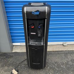 Crystal Springs Top-Load Water Cooler – Hot & Cold, Black