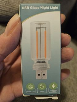 USB Glass Night Light