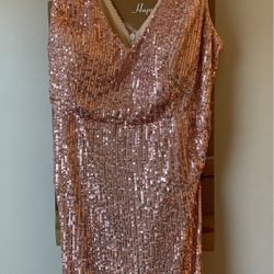 Rose Gold Prom/ Pageant dress