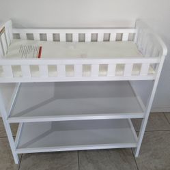 Baby Changer 3-Tier Shelve White
