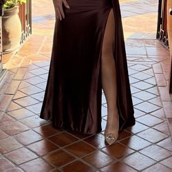 Elegant Brown Dress 