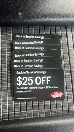Van shoes $25 off