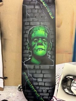 Custom Airbrushed Skateboard  Deck