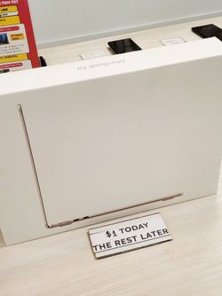 Apple - MacBook Air 15-inch Laptop - M3 Chip  | 256GB SSD- $1 DOWN TODAY, NO CREDIT NEEDED - WARRANTY INCLUDED