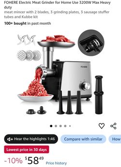 Meat grinder OPEN BOX