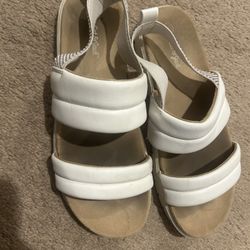 Girls White Sandals