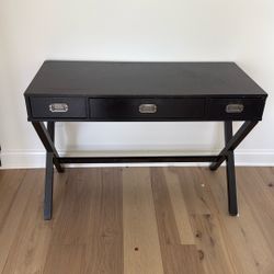 Wood Black desk 