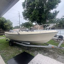 Aqua Sport Open Fishing Engine Yamaha 200 Tow Stroke