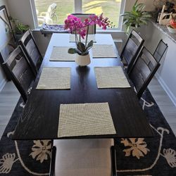 Dining Table Set With Six Chairs