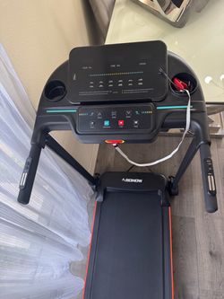 BONOW Folding Treadmill with Display Console