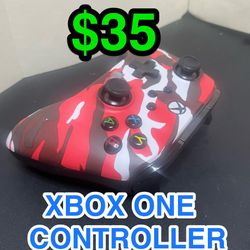 🎮 Red Camouflage Xbox One WIRED Controller – Mini-USB – Custom Edition 🎮  . . . . . . . . . . . . . . . . . . . . . . . . . . . . . . . . . . . . . 