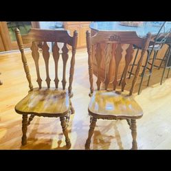 Two Antique Vintage Chairs 