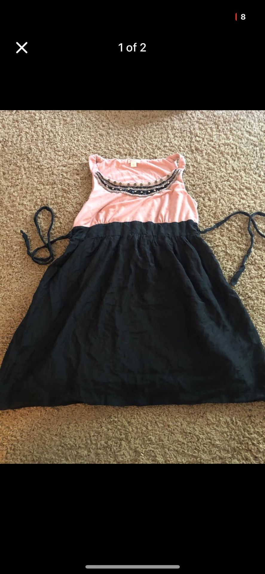 Women’s Pink And Black Dress