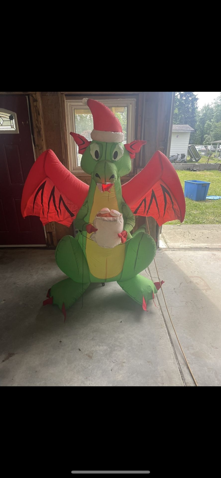 Christmas Dragon Inflatable