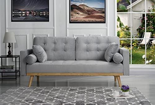 Gray Velvet Couch