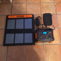 Jackery 550 With The Solar Panel 