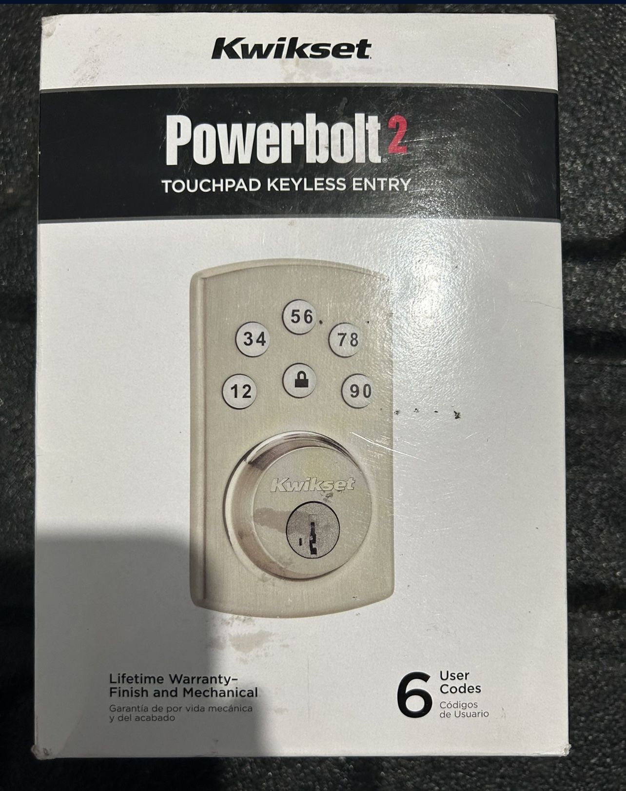 Powerbolt Door Lock Touch Pad 